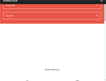 Tablet Screenshot of perfektservice.dk